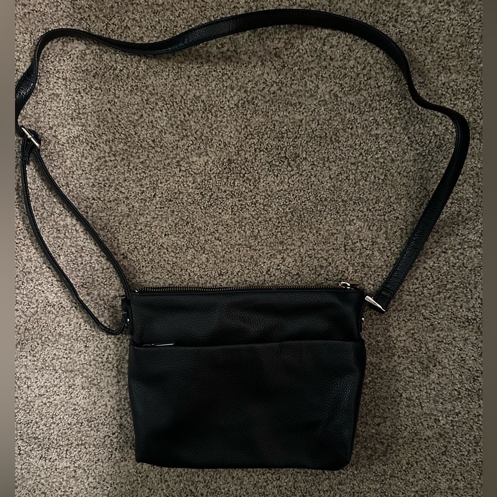 Black small crossbody bag